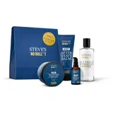 No Bull***t Shaving Box Blue Velvet poklon set (za brijanje) za muškarce