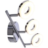 Candellux Lighting LED stropna svjetiljka u sjajno srebrnoj boji 47x16 cm Thema – | shoptok.hr