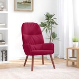  Opuštajuća fotelja od baršuna boje vino crvene | Shoptok.si