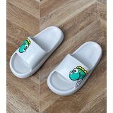 Gemre Grey children's flip-flops with Milos print | Shoptok.si