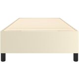  Okvir za krevet s oprugom krem 90x200 cm od umjetne kože | Eponuda.com