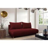 MID.YOU ZOFA S POSTELJNO FUNKCIJO, bordo tekstil | Shoptok.si