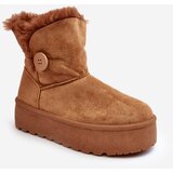 Kesi Women's platform snow boots with Camel Vikas fur Cijene