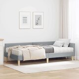  Kotni okvir postelje z matrico 2 pcs Svetlo siva blago, (5000123766) | Shoptok.si