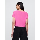 GAP Linen crop t-shirt - Women's | shoptok.hr