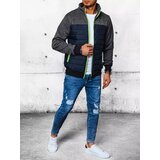 DStreet Kurtka męska przejściowa pikowana granatowa | Shoptok.si