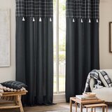 Douceur d intérieur Antracitno siva zavjesa od mješavine pamuka 140x240 cm Everest – | shoptok.hr