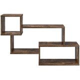  Lebdeća polica Zidna montaža Smeđa 87 x 20 x 55 cm | Eponuda.com