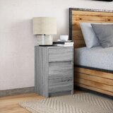  Noćni ormarić s LED svjetlima boja hrasta sonome | shoptok.hr