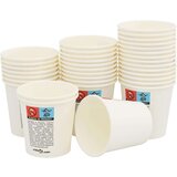 vidaXL Papirnate skodelice za kavo s pokrovčki 1000 kosov 4oz 100ml | Shoptok.si