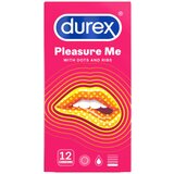 Durex Emoji PleasureMe - rebrasti kondomi (12 kom) u