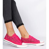 Gemre Pink Women's Lace-Up Sneakers Saha | shoptok.hr