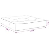  Jastučić za sjedalo od 1 dijela VIANEN 100% poliester - Tamno plava 60 x 60 x 12 cm 1 | shoptok.hr