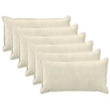  Presvlaka za jastuk 6 kom. HOUTEN Krem 40 x 70 cm - Dizajn s paspulom Krem 6 | shoptok.hr