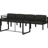  5-dijelna vrtna garnitura s jastucima aluminijska antracit | shoptok.hr