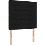  postelja s vzmetnico in klopjo črna 90x190 cm tkanina, (22083768) | Shoptok.si