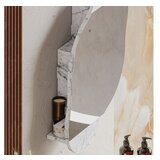 Hanah home kupatilski ormarić cloud storage bathroom wall mirror carrara | ePonuda.com