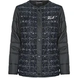 Karl Lagerfeld BOUCLE SHORT PADDED JACKET Plava