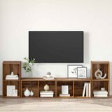  Set TV komoda Zidne 4 pcs Staro drvo 37 x 37 x 72 cm | shoptok.hr