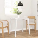  Blagovaonski stol Bijela guma od punog drveta | shoptok.hr