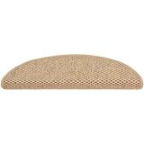  Samoljepljivi otirači za stepenice 15kom 56x17x3cm boja pijeska | shoptok.hr