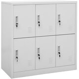  Ormarići s ključem 2 kom svjetlosivi 90 x 45 x 92,5 cm čelični | shoptok.hr