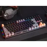 gaming tastatura sa led osvjetljenjem gamezone blade 87, mehanička, crna