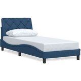  posteljni okvir brez vzmetnice Modra 90x200 cm Tkanina, (22053863) | Shoptok.si