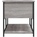  Klupa za pohranu siva boja hrasta 100x42 5x47 cm drvena | shoptok.hr