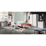XORA postelja 90 cm x 200 cm , leseni material bela | Shoptok.si
