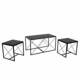 Hanah home Defense set klub stolova, 3 dijela, crni | Eponuda.ba