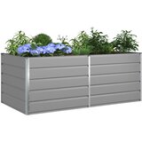  Sadilica Svijetlo siva 195 x 100 x 75 cm Cinkani čelik | shoptok.hr