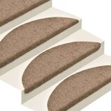 vidaXL samoljepljivi otirači za stepenice 15 kom krem 56 x 17 x 3 cm | shoptok.hr