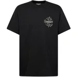 Carhartt WIP Majica 'Ablaze' črna / bela