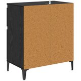  Kreveta Crni hrast 60 x 35 x 70 cm Obrađeno drvo i čelik | shoptok.hr