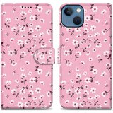 Cadorabo Ohišje, združljiv z Apple - Design Flower Rain št. 6 - Zaščitni pokrov z magnetnim zapiranjem, funkcijo stojala in režo za kartico, (20602736) Cene