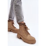 Boto Women's ankle boots with sock in beige by Rivella | ePonuda.com