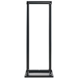  Stalak za drva za ogrjev s bazom crni 37 x 37 x 113 cm čelični | shoptok.hr