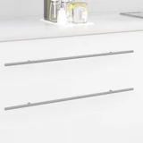 za ormar 2 pcs Srebrno 700mm Nehrđajući čelik