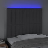  LED uzglavlje tamnosivo 100x5x118/128 cm od tkanine | shoptok.hr