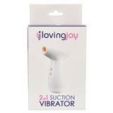 Loving Joy Klitoralni Stimulator 2in1 White | Shoptok.si