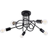 Sollux Lighting Lestenec LOOP 5 črn, (21348293) | Shoptok.si