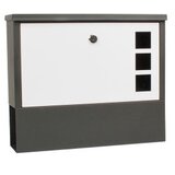 Haus poštansko sanduče 360x300x100mm crno-sivo ( 0200044 ) Cene