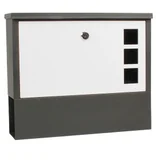poštansko sanduče 360x300x100mm crno-sivo ( 0200044 )