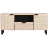 TV ormar Finš bijelog pranja 105 x 33 x 46 cm Čvrsto drvo manga | Eponuda.com