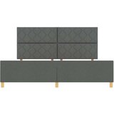 vidaXL Krevet u tamnosivoj boji 200x200 cm od tkanine | shoptok.hr