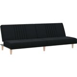  Kauč na razvlačenje od tkanine crni | shoptok.hr