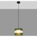  Luster na sajli HELEN 1xE27/15W/230V prečnik 20 cm zelena/zlatna | Eponuda.com