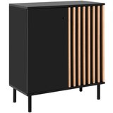 Livetastic KOMODA, črna, hrast artisan | Shoptok.si