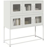 vidaXL Komoda ružičasta 100,5x39x107 cm hladno valjani čelik | shoptok.hr
